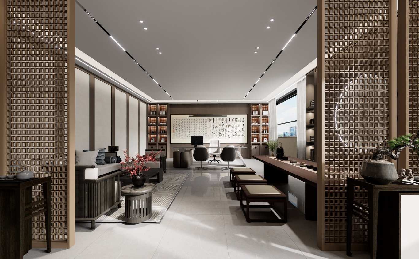 【設(shè)計(jì)案例】普照國(guó)康醫(yī)藥辦公室項(xiàng)目概念設(shè)計(jì)——以空間敘事，筑品牌基因(圖38)